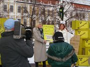 Einwendungsübergabe am 19.12.2009 in Magdeburg